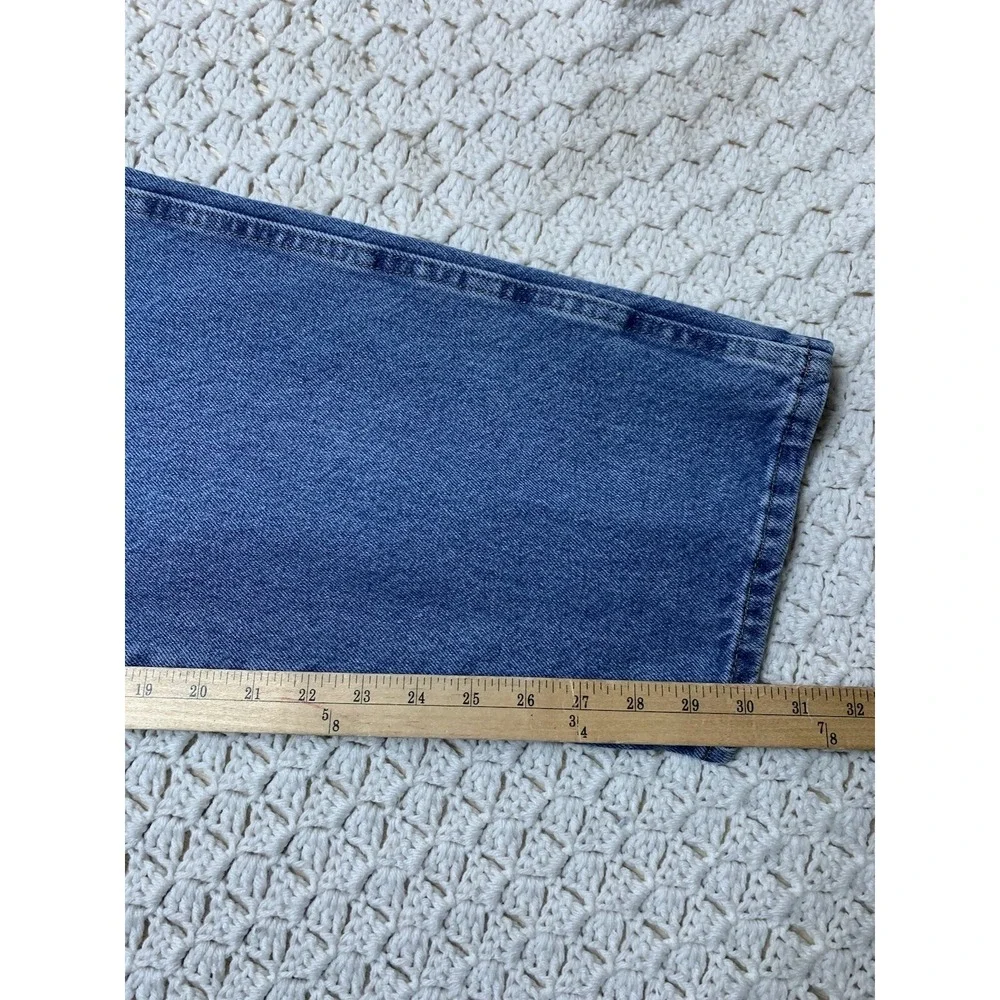 Rustler Jeans Mens 44x30 Blue Denim.Straight Leg 5-pockets 100%cotton‎ 1087619SW